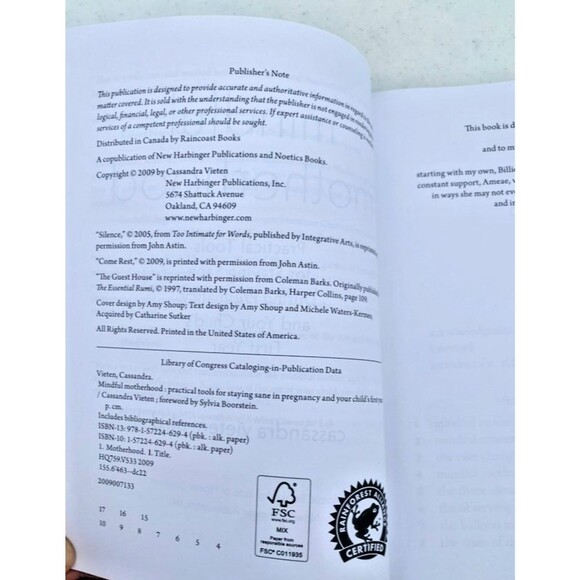 Mindful Motherhood: Practical Tools for Staying Sane During Pregnancy & First Yr - Picture 4 of 6